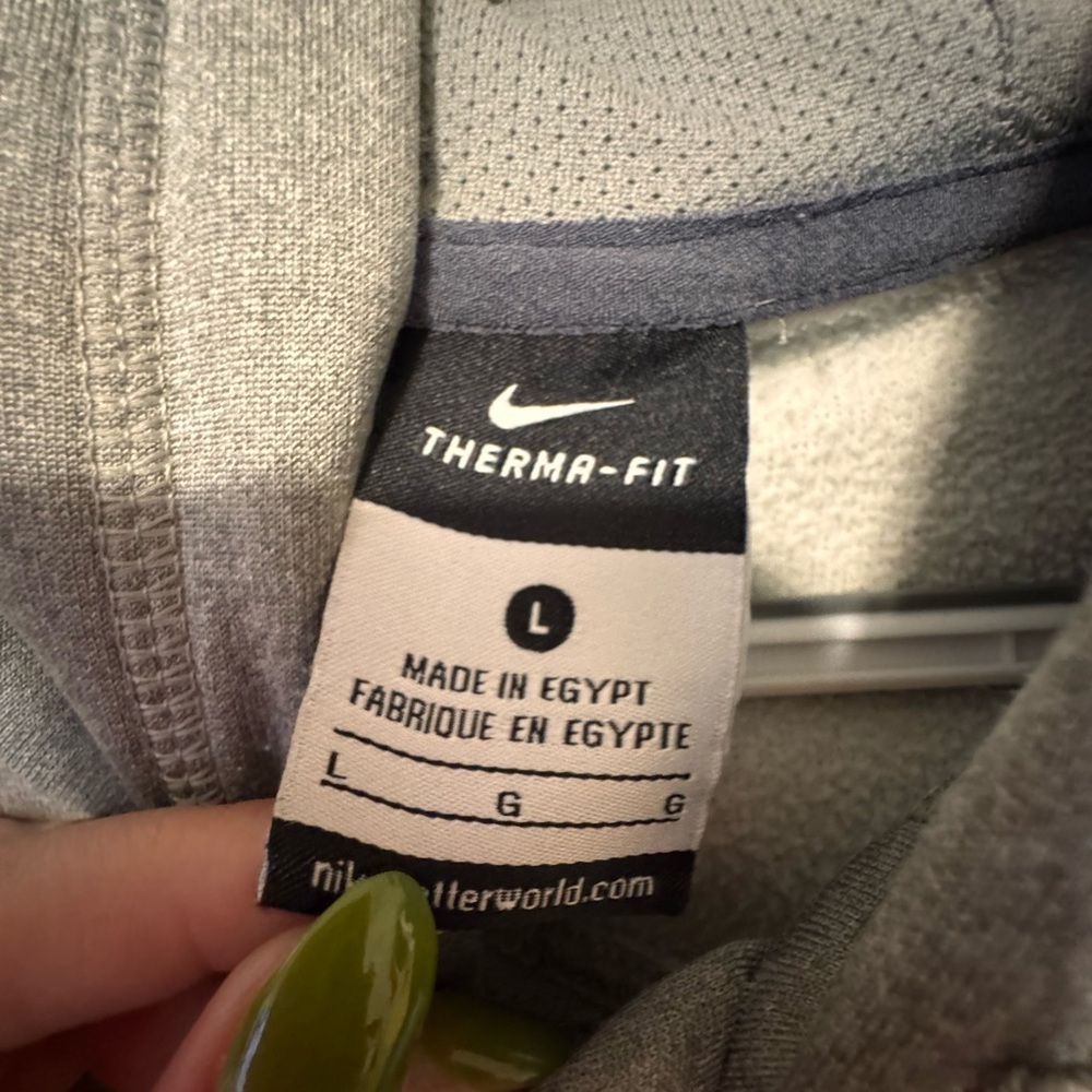 Nike Therma-Fit Gray Hoodie panthers - Picture 4 of 4